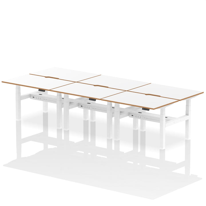 Oslo Air Back-to-Back Height Adjustable Bench Desk