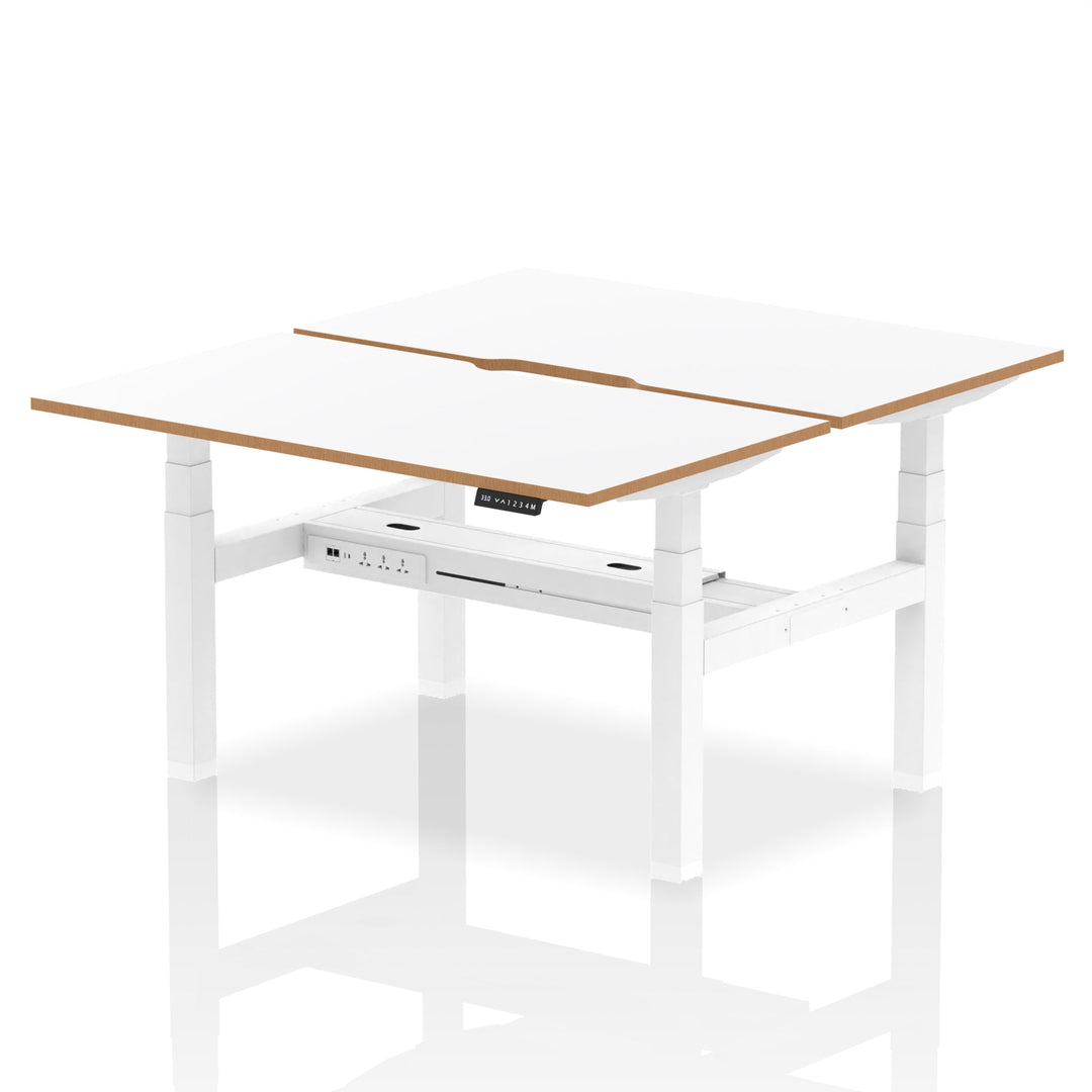 Oslo Air Back-to-Back Height Adjustable Bench Desk