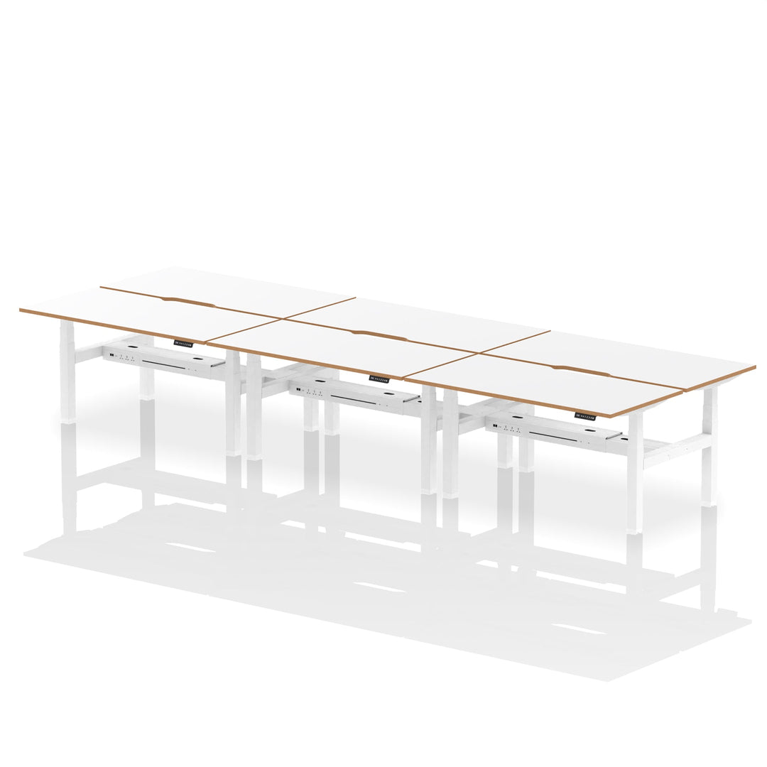 Oslo Air Back-to-Back Height Adjustable Bench Desk