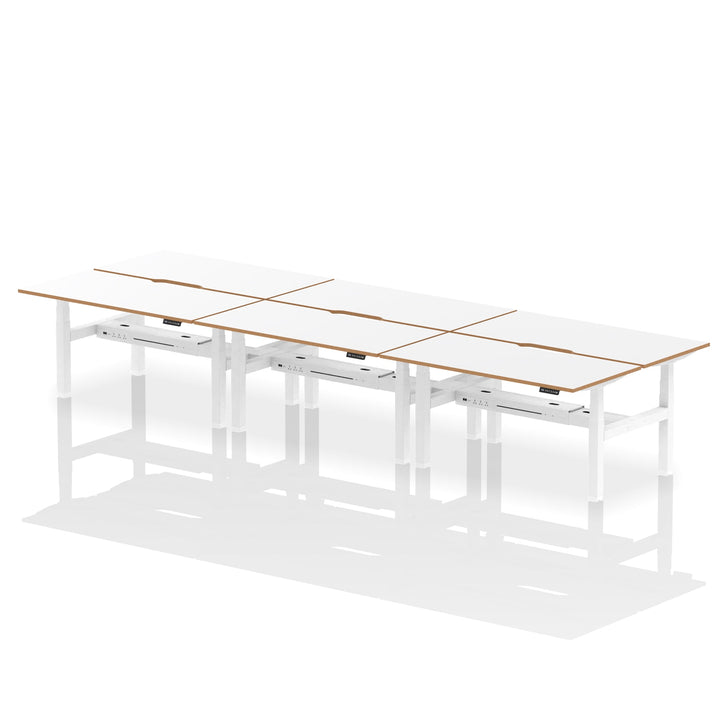 Oslo Air Back-to-Back Height Adjustable Bench Desk