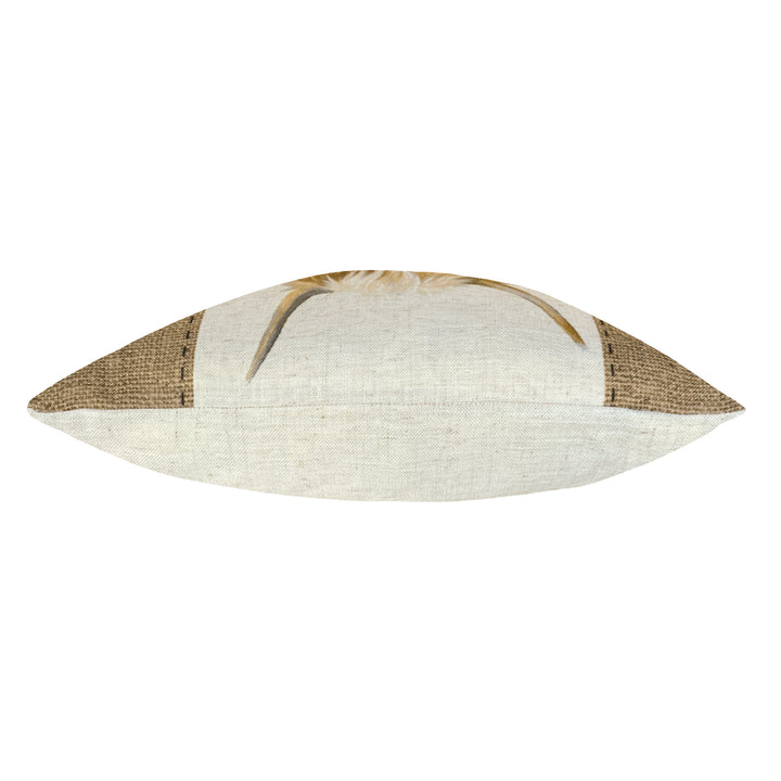 HESSIAN COW 30X50 C/C WHITE
