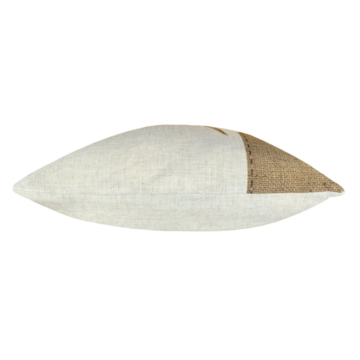 HESSIAN COW 43X43 C/C WHITE