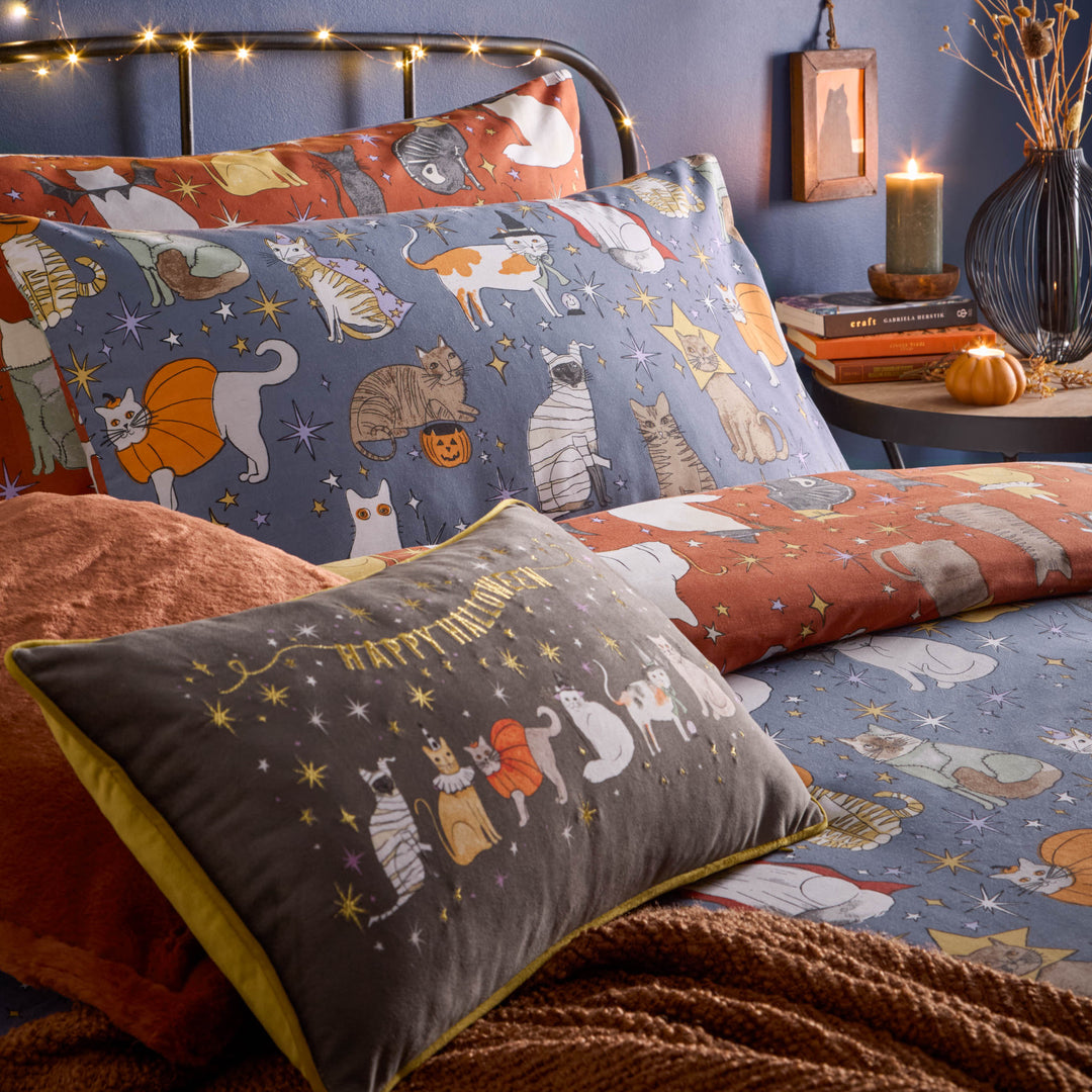 Halloween Pawty King Size Duvet Set Multi - image 3