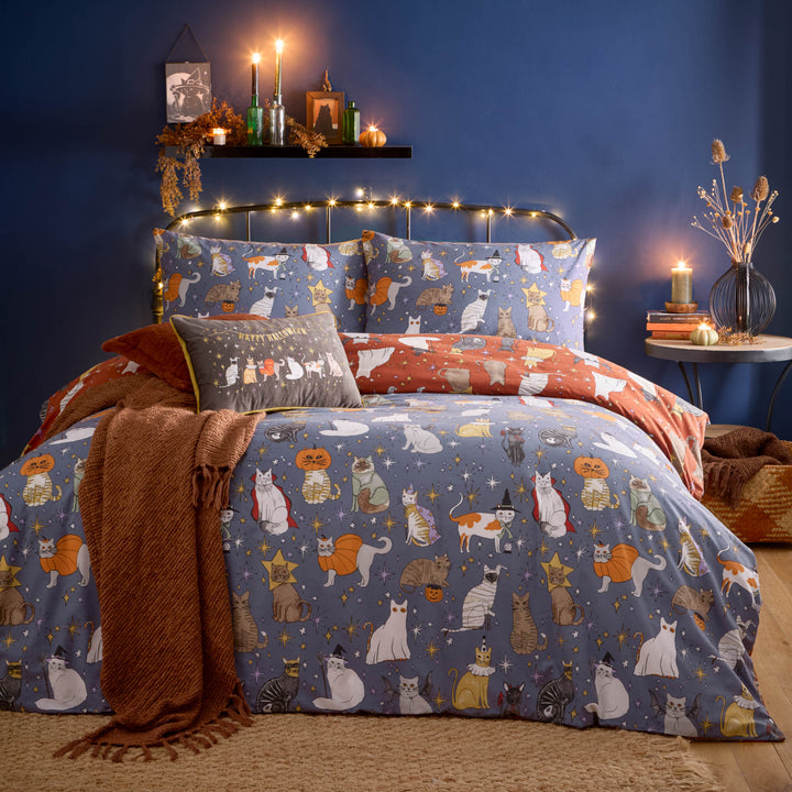 Halloween Pawty King Size Duvet Set Multi