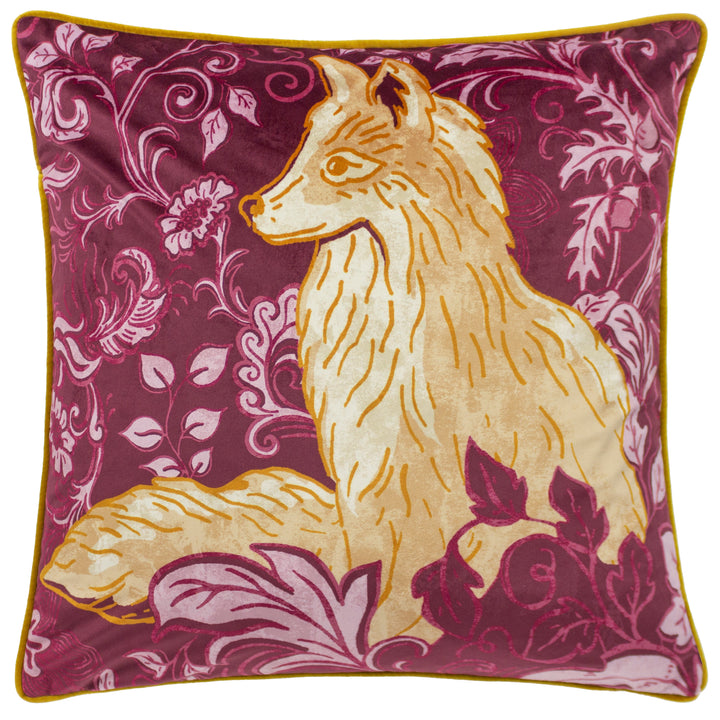 PIPED HAREWOOD 50X50 CUSHION CASE FOX
