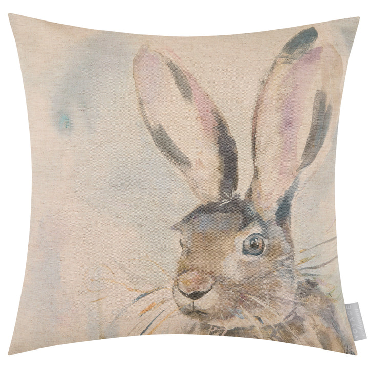 HARRIET HARE 50X50 CUSHION CASE MULTI
