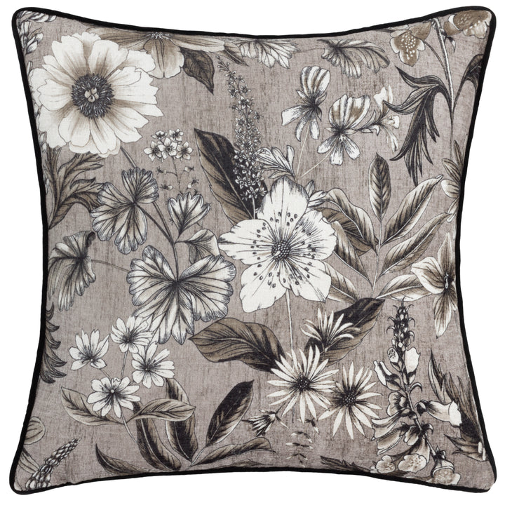 HARLINGTON BOTANY 50X50 CUSHION CASE SEPIA