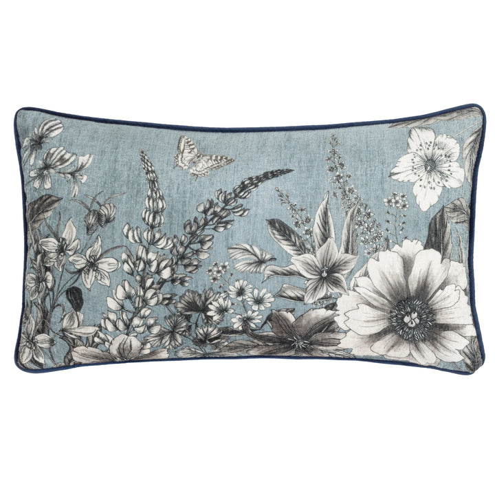 HARLINGTON GARDENIA 30X50 CUSHION CASE PETROL