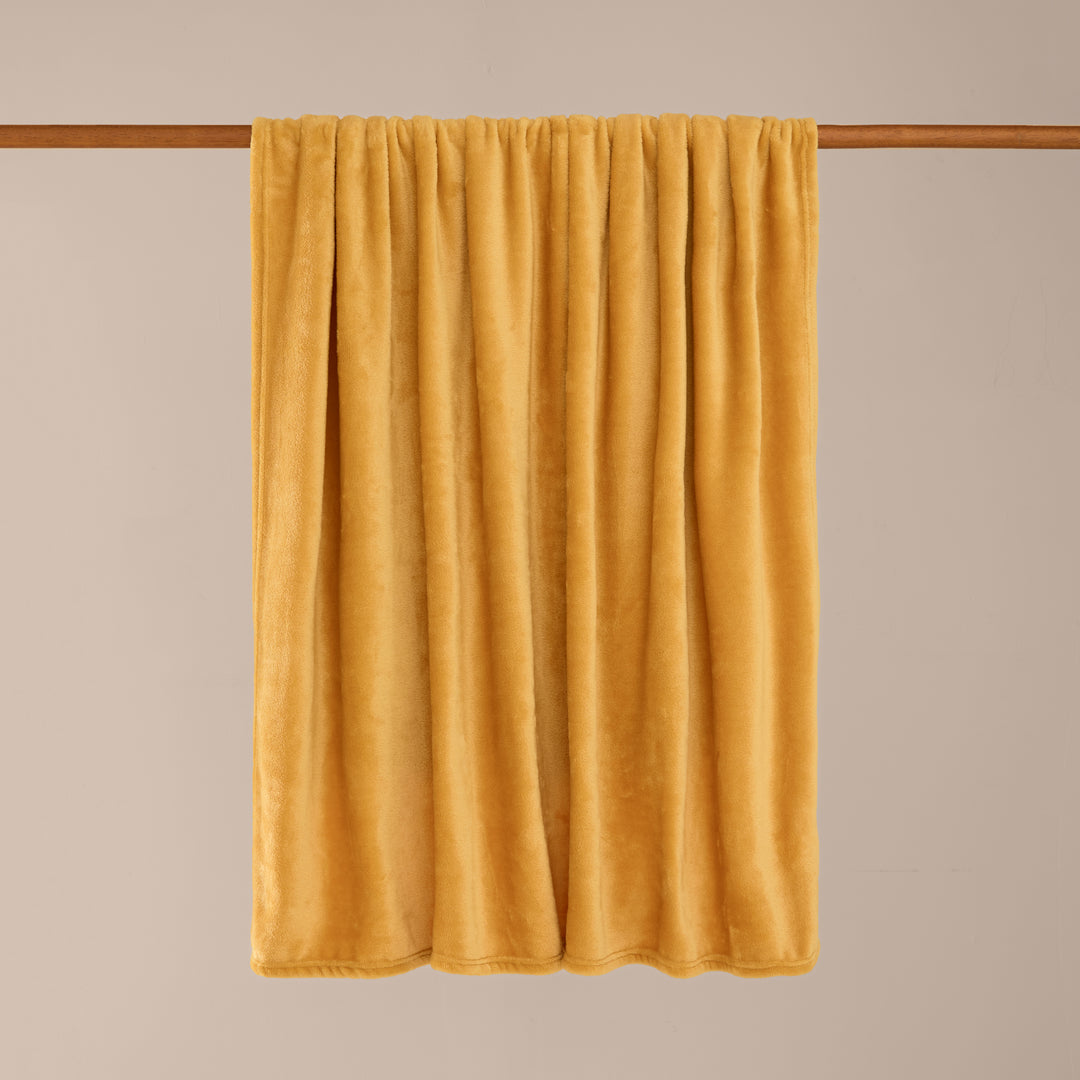 Harrow 140x180 Throw Ochre - image 2