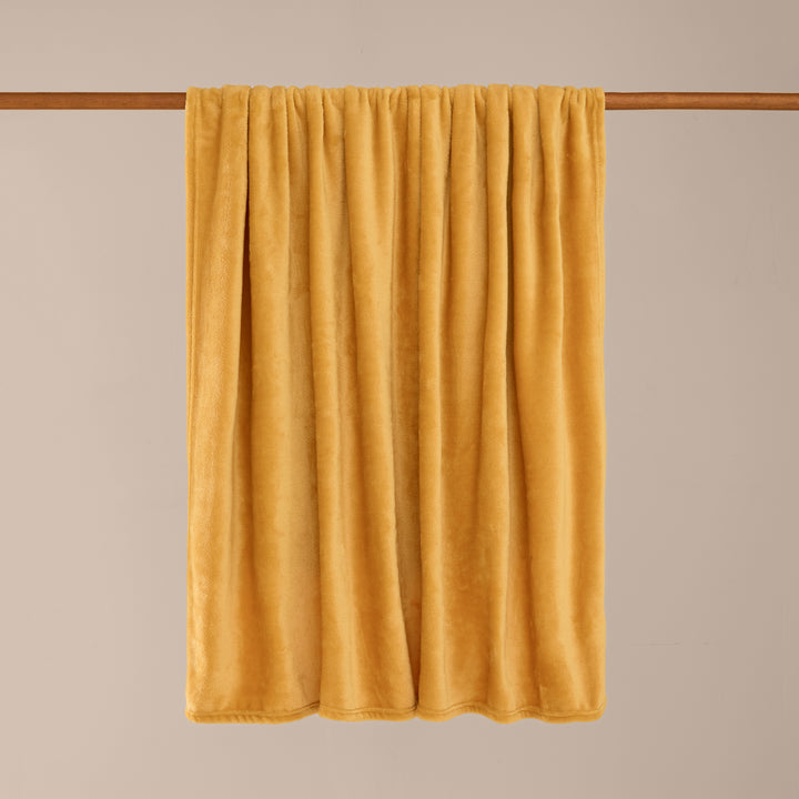 Harrow 140x180 Throw Ochre - image 2
