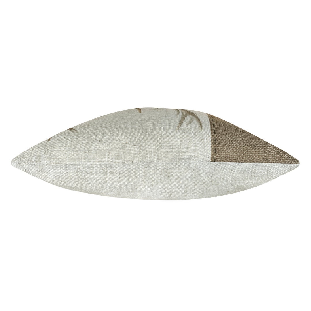 HESSIAN STAG 43X43 C/C WHITE