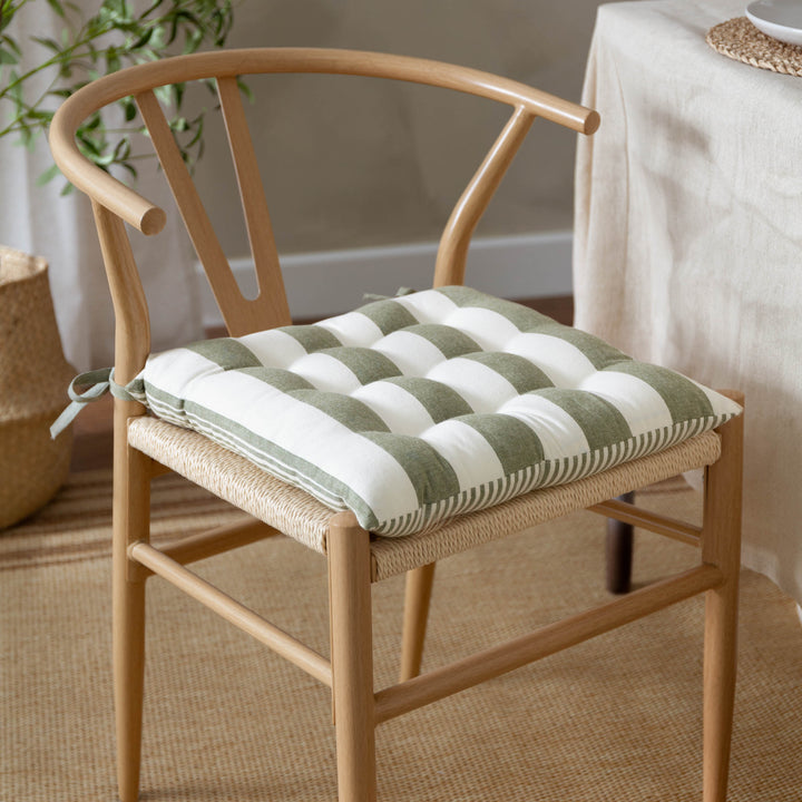 Hayle 2 Pack 40x40 Seat Pads Moss