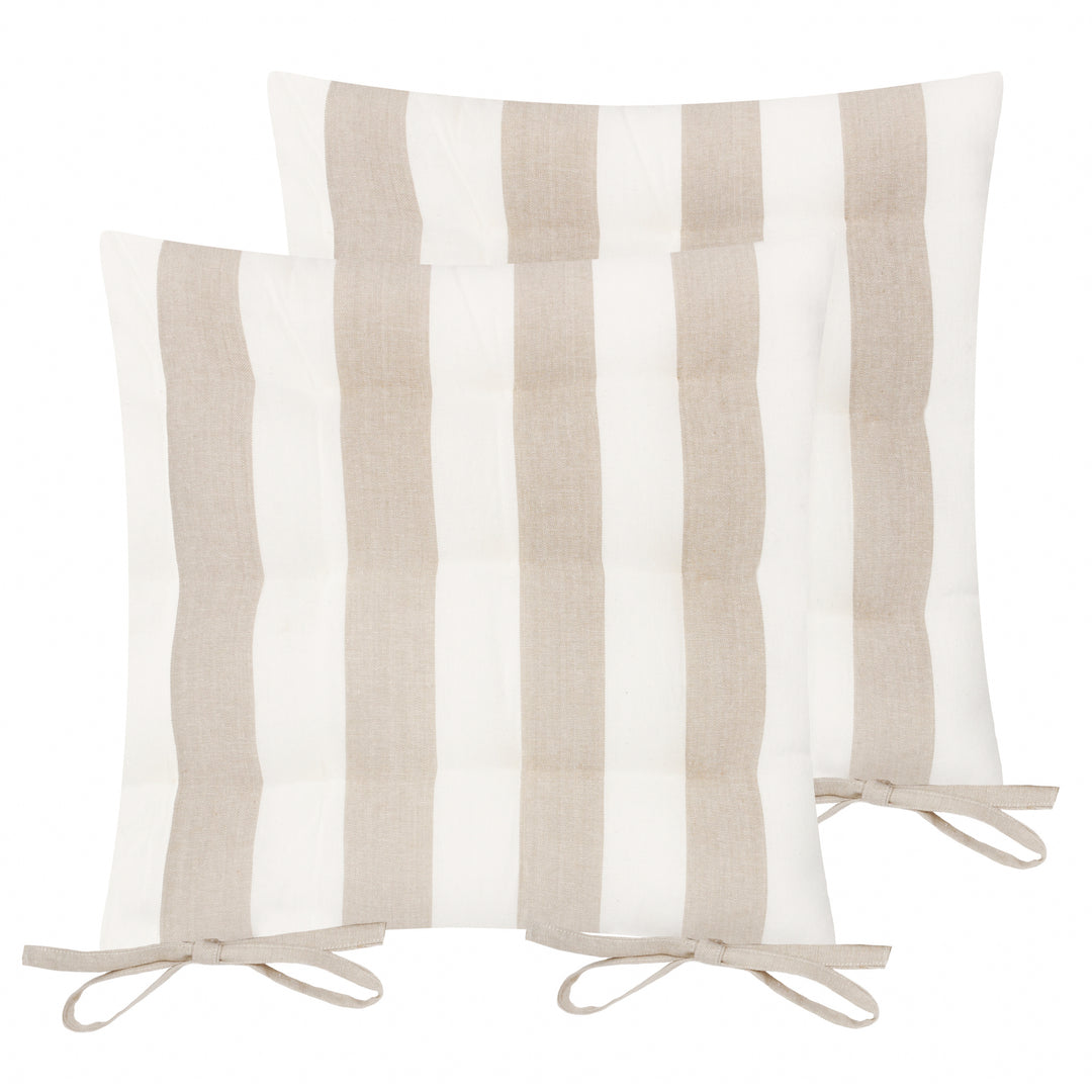 Hayle 2 Pack 40x40 Seat Pads Natural - image 2
