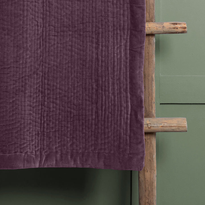 HAZE VELVET 140X220 THROW PLUM