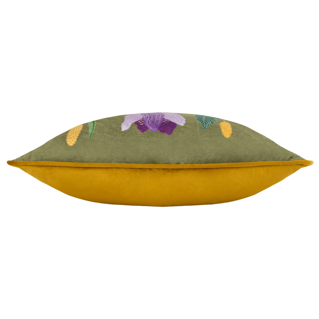 HOUSE OF BLOOM CELANDINE 43X43 CUSHION CASE OLIVE