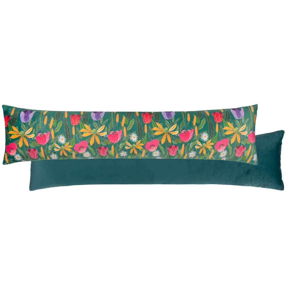 House Of Bloom Celandine Draught Excluder Case Teal - image 2