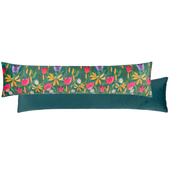 House Of Bloom Celandine Draught Excluder Case Teal - image 2