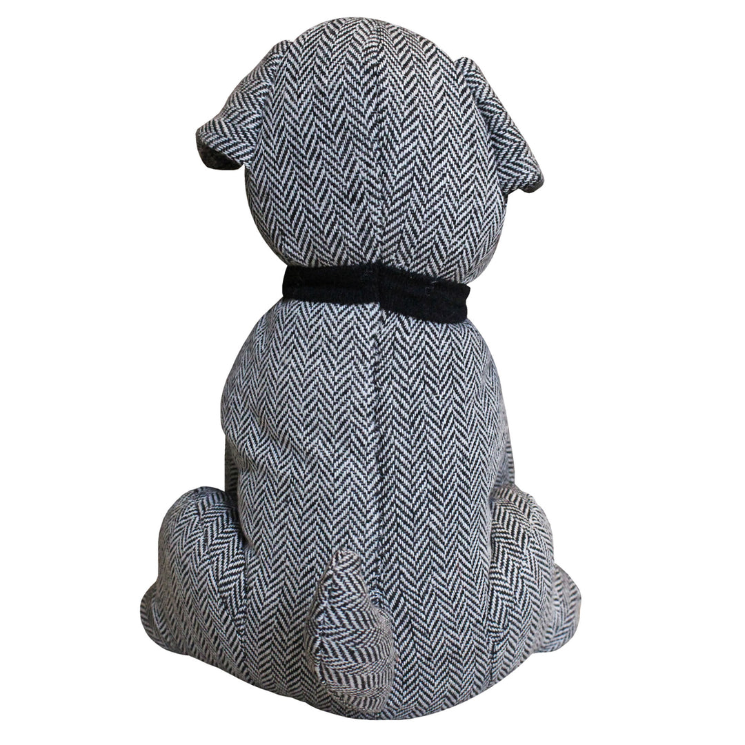 Herringbone Dog Doorstop - Grey - image 3