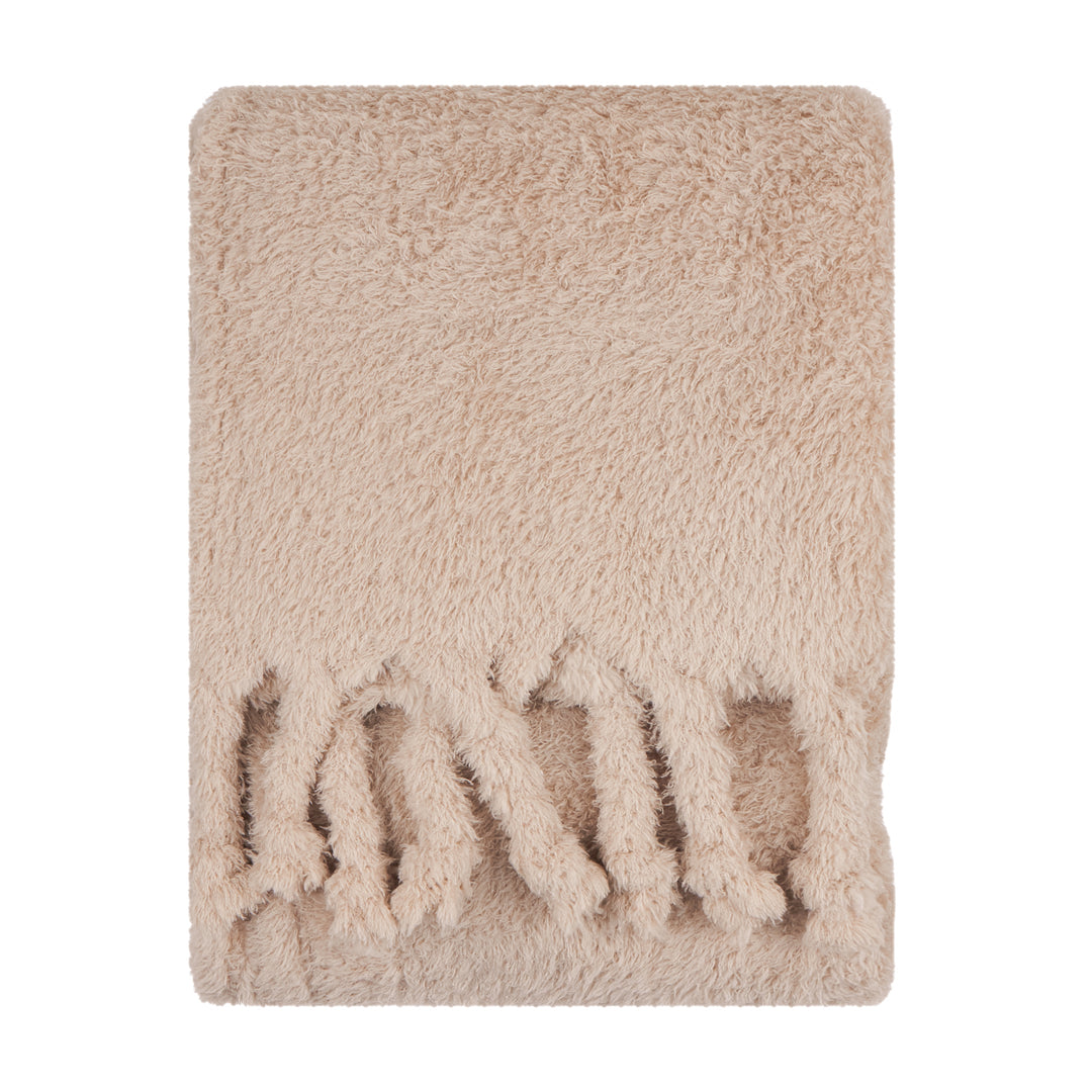 Harlan Borg Sherpa 140x180 Throw Natural