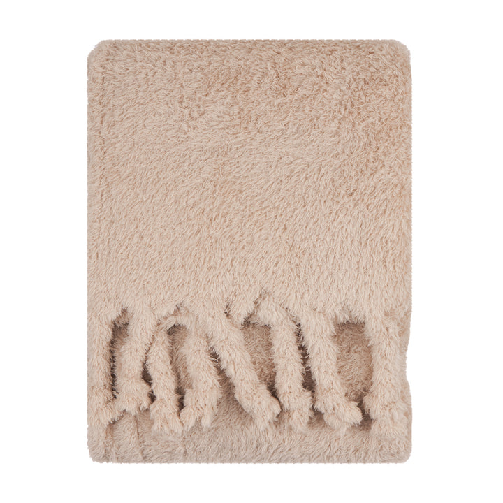Harlan Borg Sherpa 140x180 Throw Natural