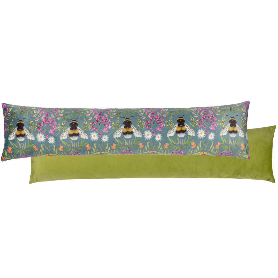 House Of Bloom Zinnia Bee Draught Excluder Blue - image 2