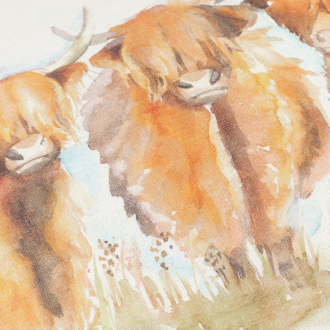 Highland Cattle 30x50 Outdoor Cushion Case Russet - image 5