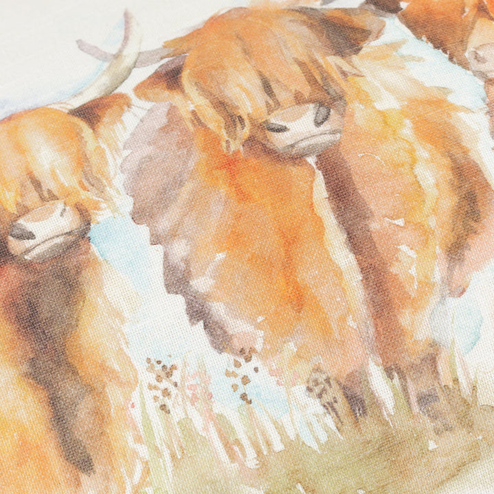 Highland Cattle 30x50 Outdoor Cushion Case Russet - image 5