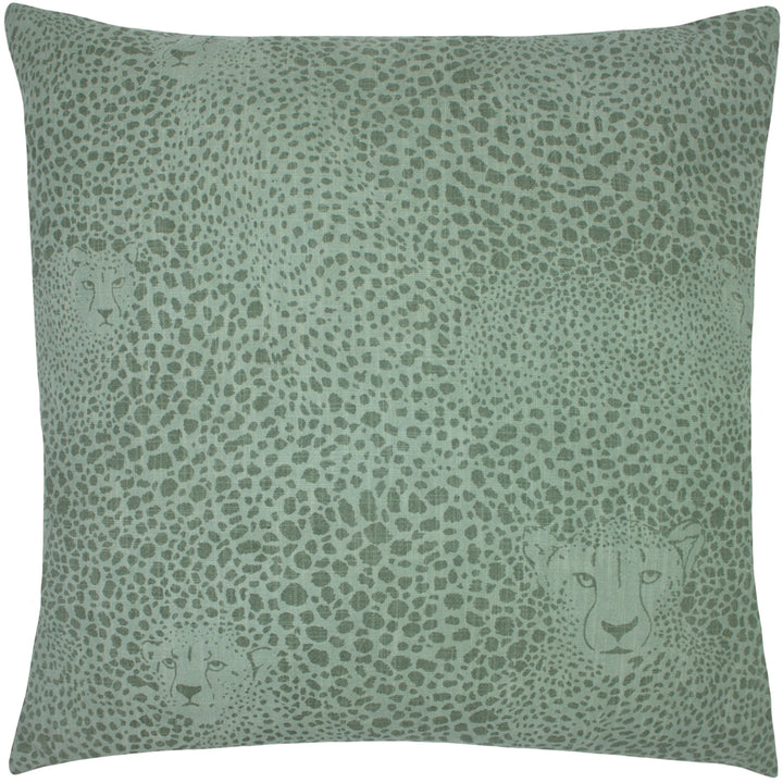 HIDDEN CHEETAH 50X50 C/CASE SAGE