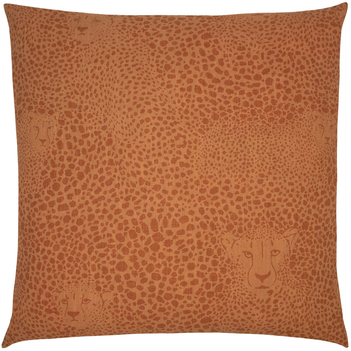 HIDDEN CHEETAH 50X50 C/CASE TERRACOTTA