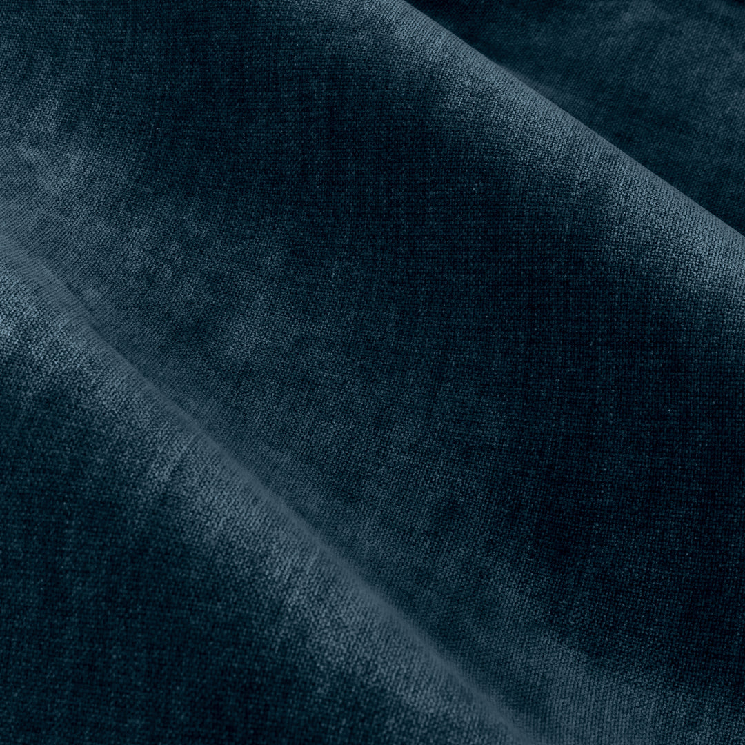 Heavy Chenille Blackout 117x183 Pencil Pleat Curtains Navy - image 3