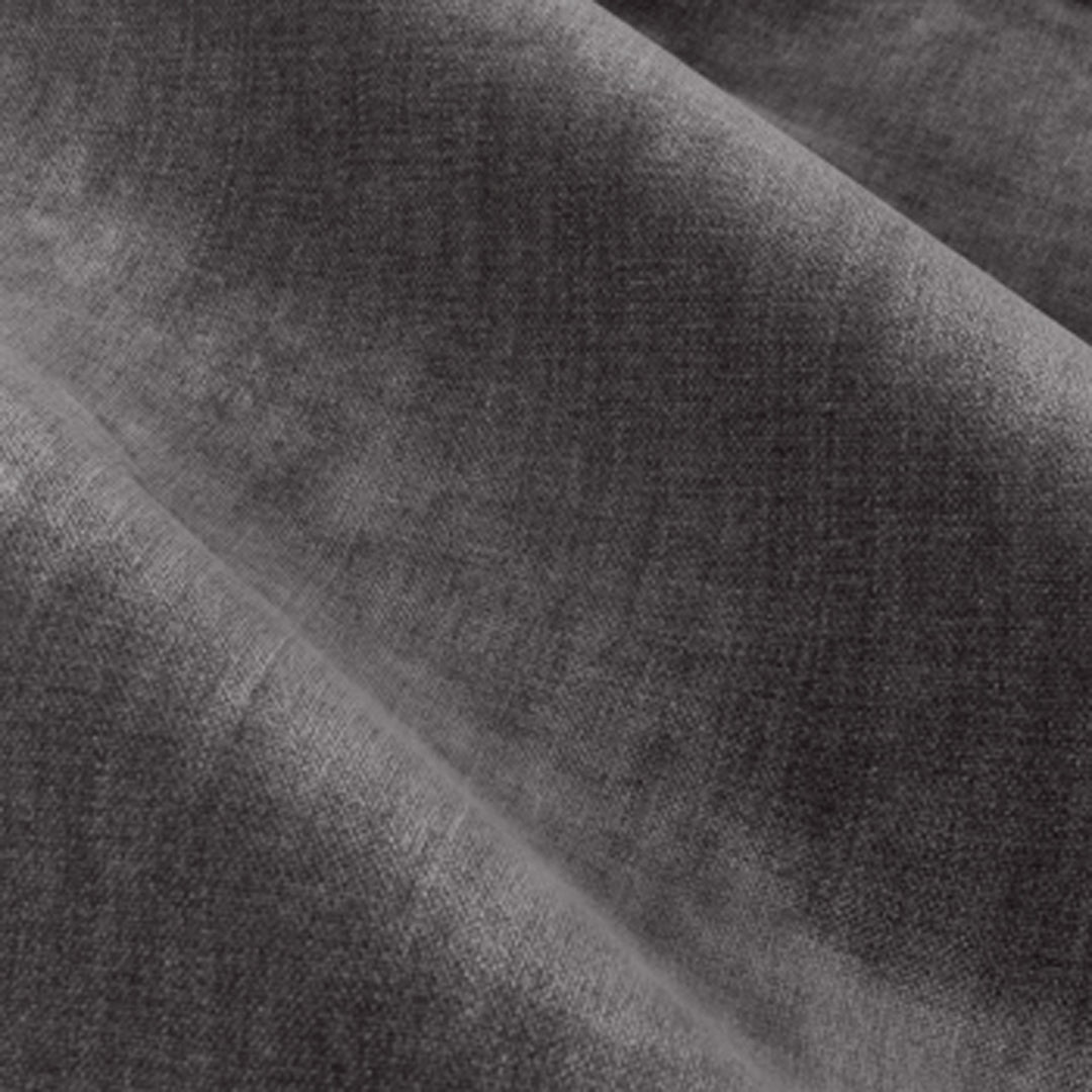 Heavy Chenille Blackout 168x229 Eyelet Curtains Charcoal - image 5