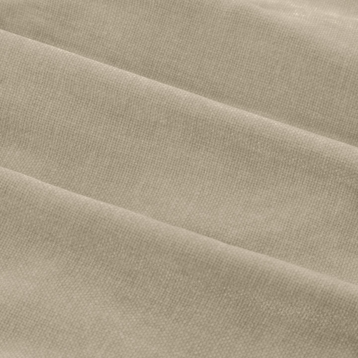 HEAVY CHENILLE 117X137 PENCIL PLEAT CURTAINS LINEN
