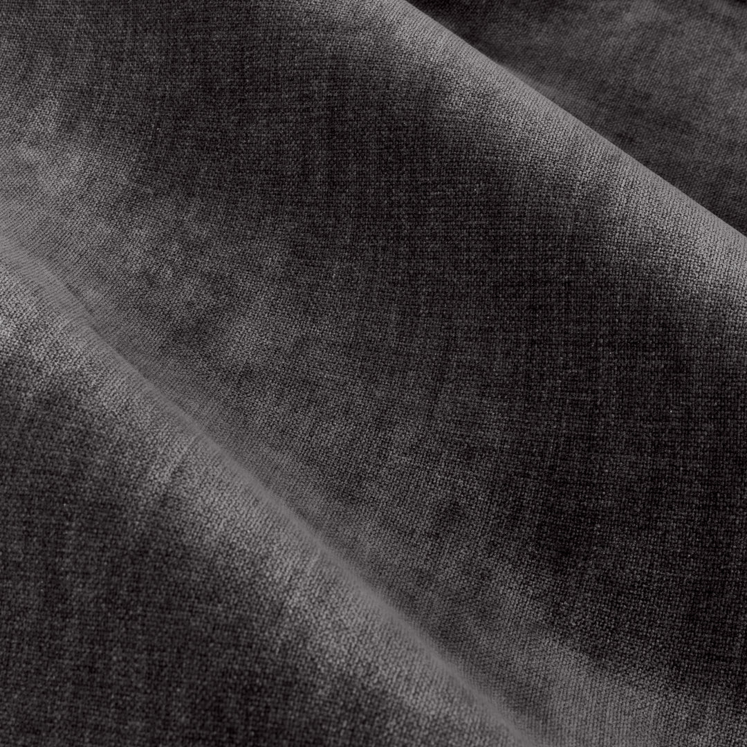 Heavy Chenille 168x137 Pencil Pleat Curtain Charcoal - image 5