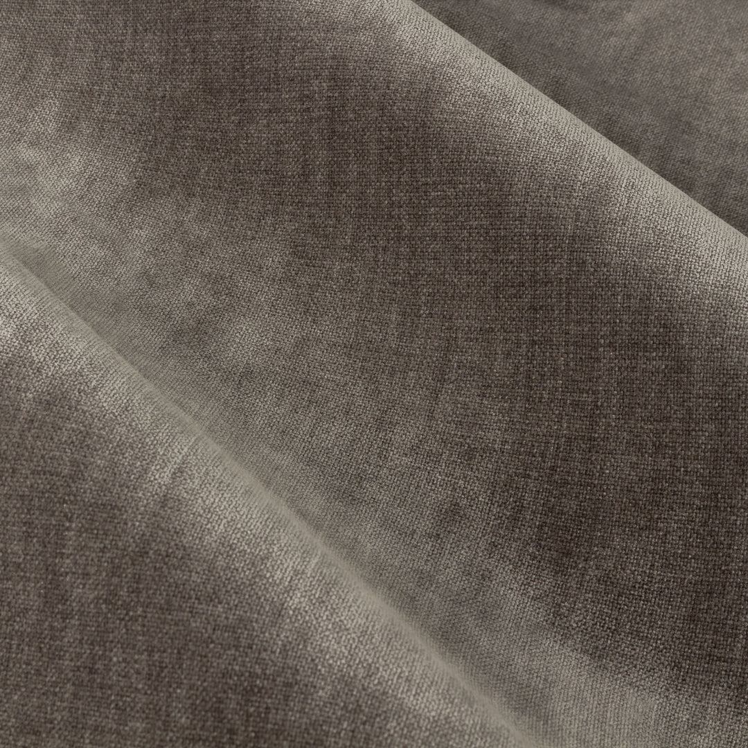 HEAVY CHENILLE 168X137 PENCIL PLEAT CURTAIN GREIGE