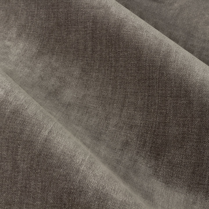 HEAVY CHENILLE 168X137 PENCIL PLEAT CURTAIN GREIGE