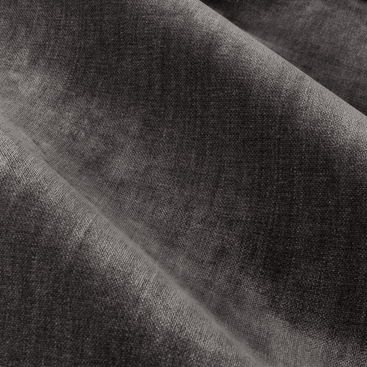 HEAVY CHENILLE 229X137 PENCIL PLEAT CURTAIN CHARCOAL