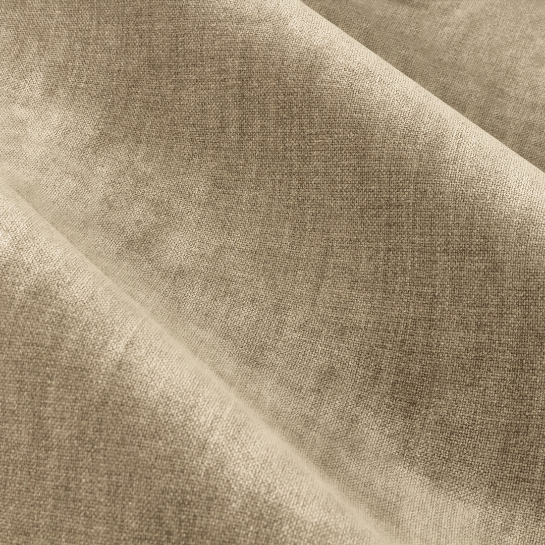 HEAVY CHENILLE 229X183 PENCIL PLEAT CURTAIN NATURAL