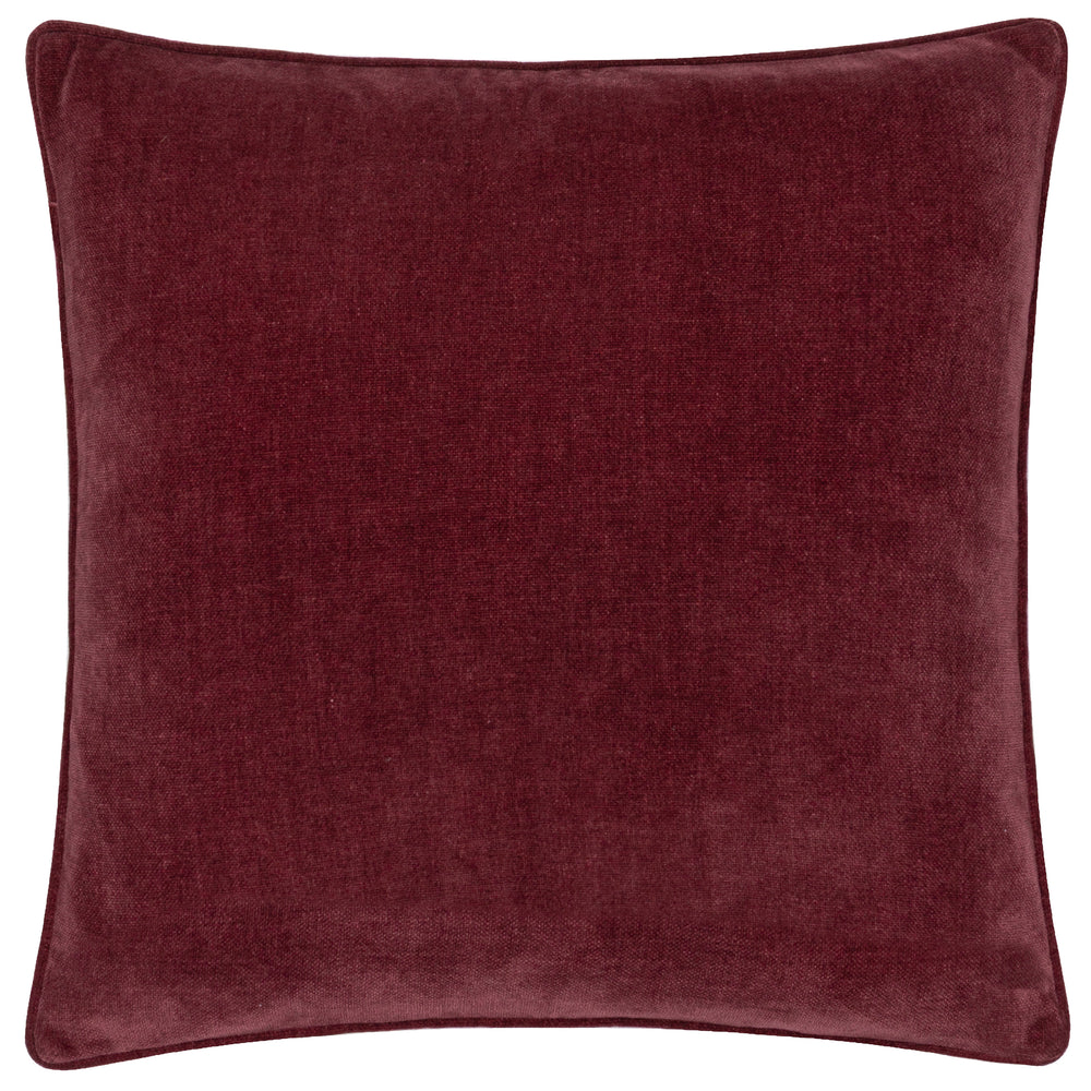 Heavy Chenille 50x50 Cushion Case Beetroot - image 2