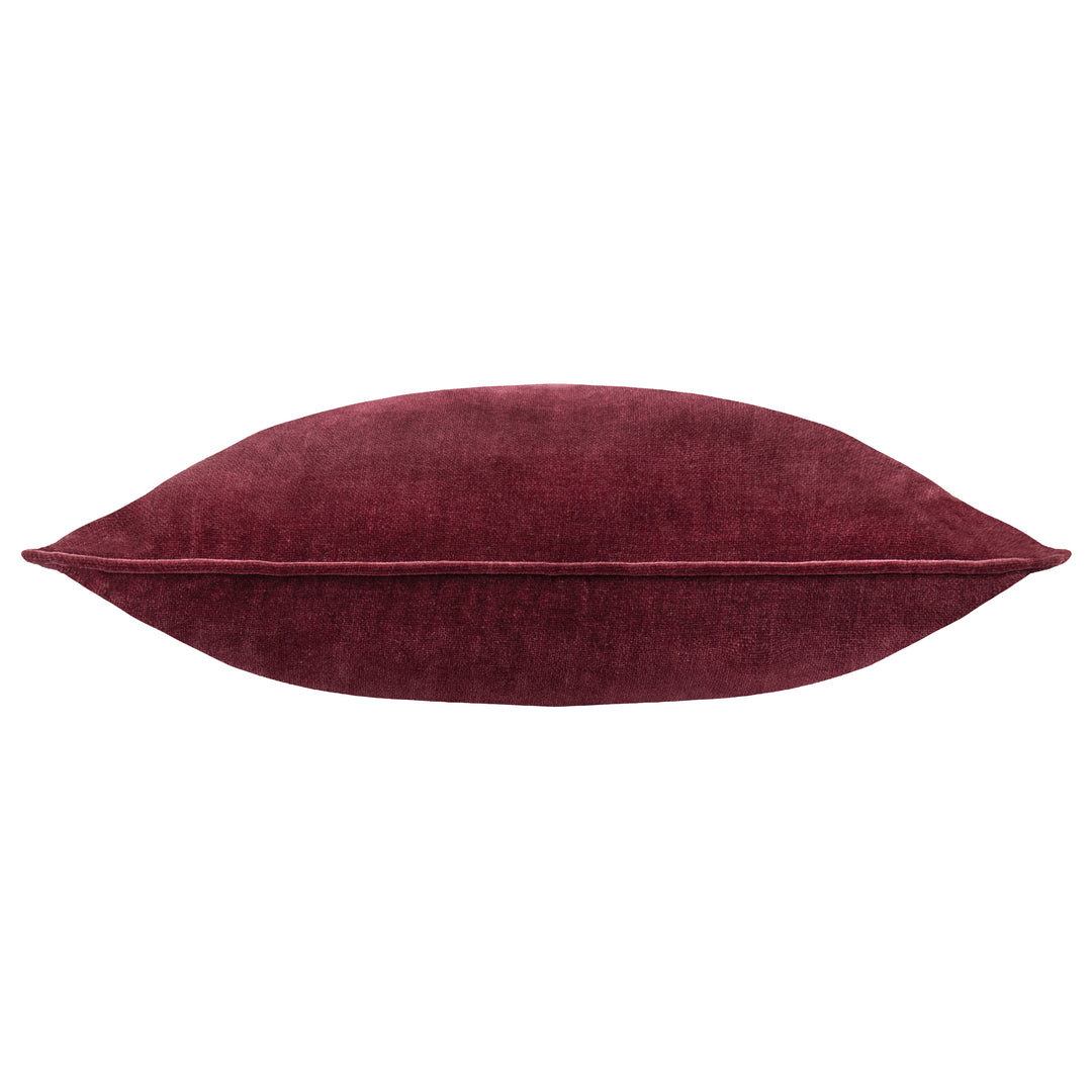 HEAVY CHENILLE 50X50 CUSHION CASE BEETROOT