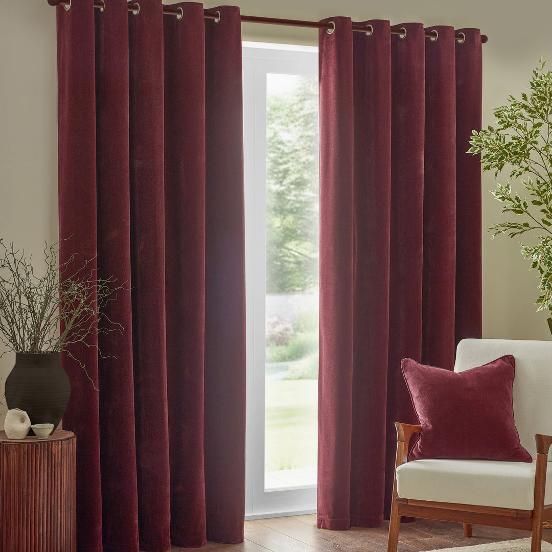 Heavy Chenille 50x50 Cushion Case Beetroot - image 5