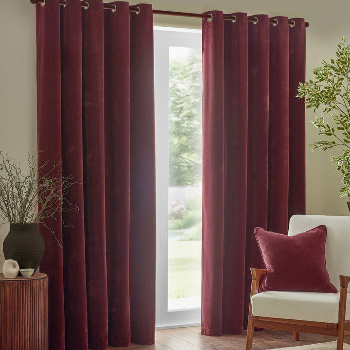 Heavy Chenille 50x50 Cushion Case Beetroot - image 5