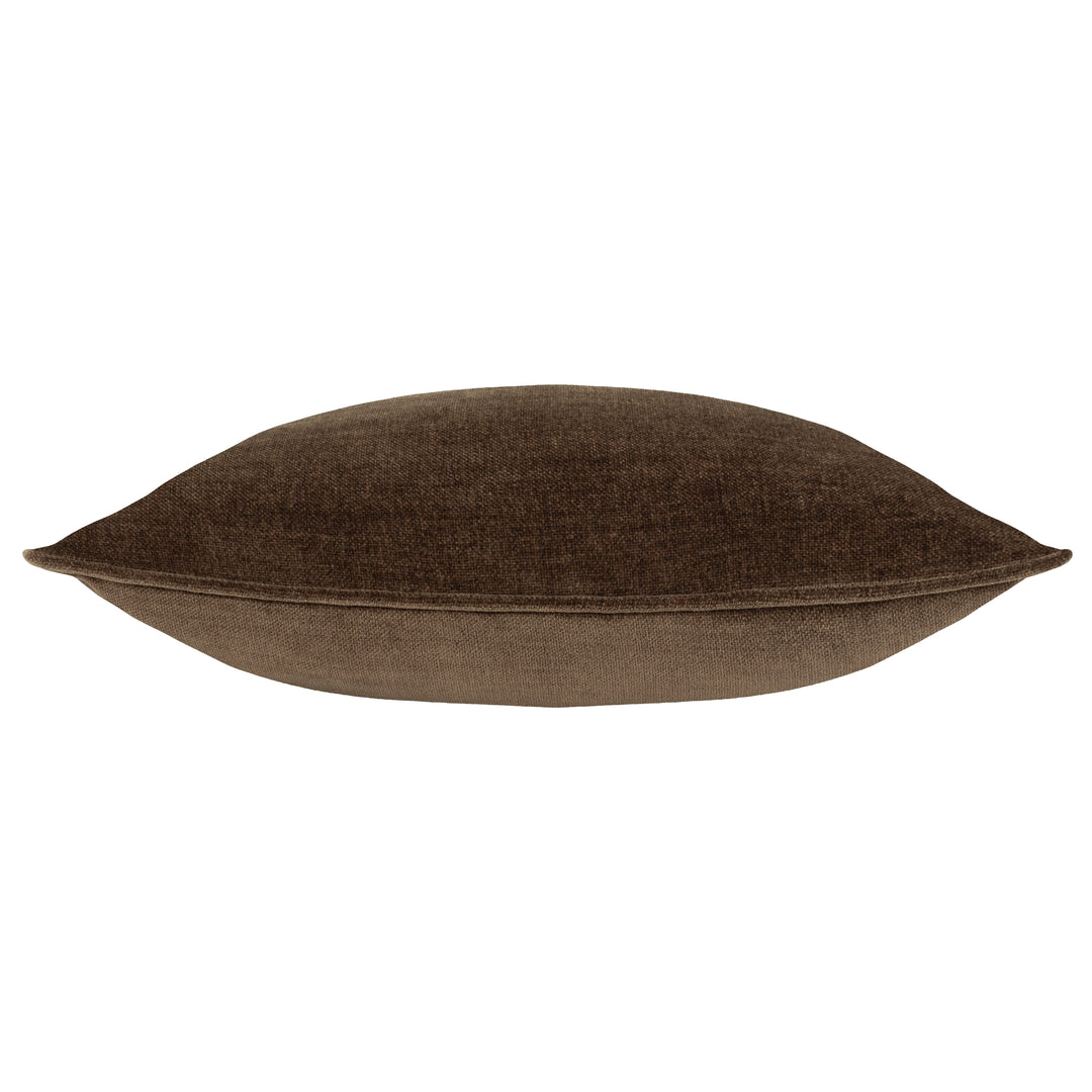 HEAVY CHENILLE 50X50 CUSHION CASE BROWN