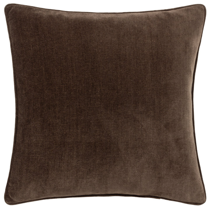 HEAVY CHENILLE 50X50 CUSHION CASE BROWN