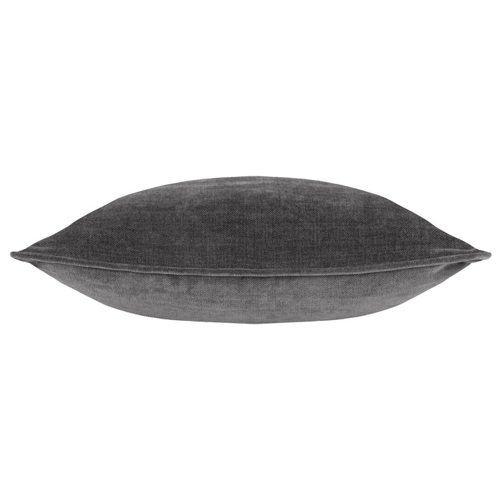 HEAVY CHENILLE 50X50 CUSHION CASE CHARCOAL