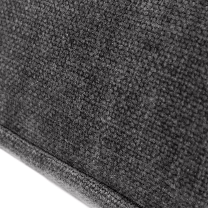 HEAVY CHENILLE 50X50 CUSHION CASE CHARCOAL