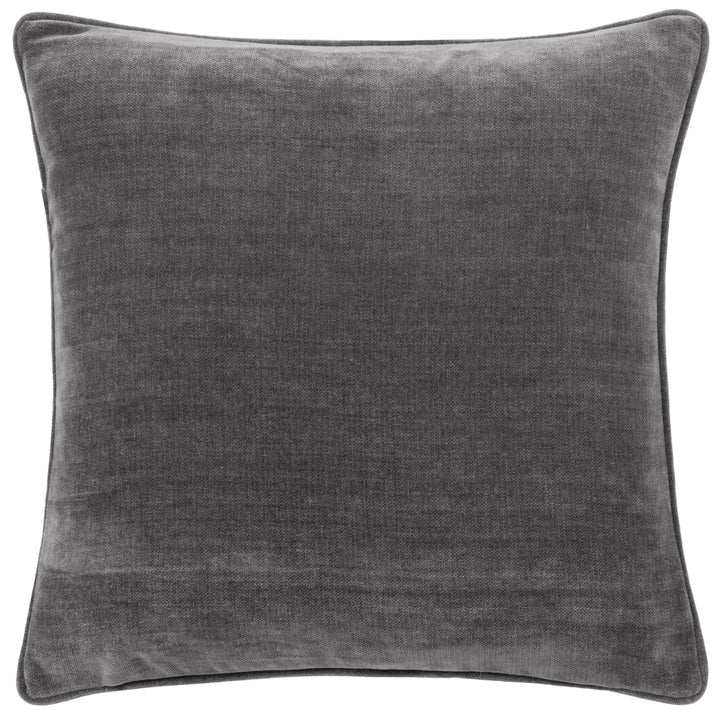 HEAVY CHENILLE 50X50 CUSHION CASE CHARCOAL