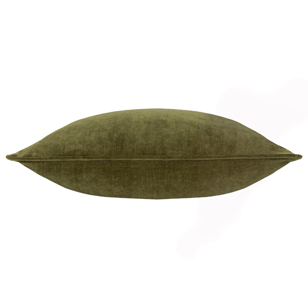HEAVY CHENILLE 50X50 CUSHION CASE OLIVE