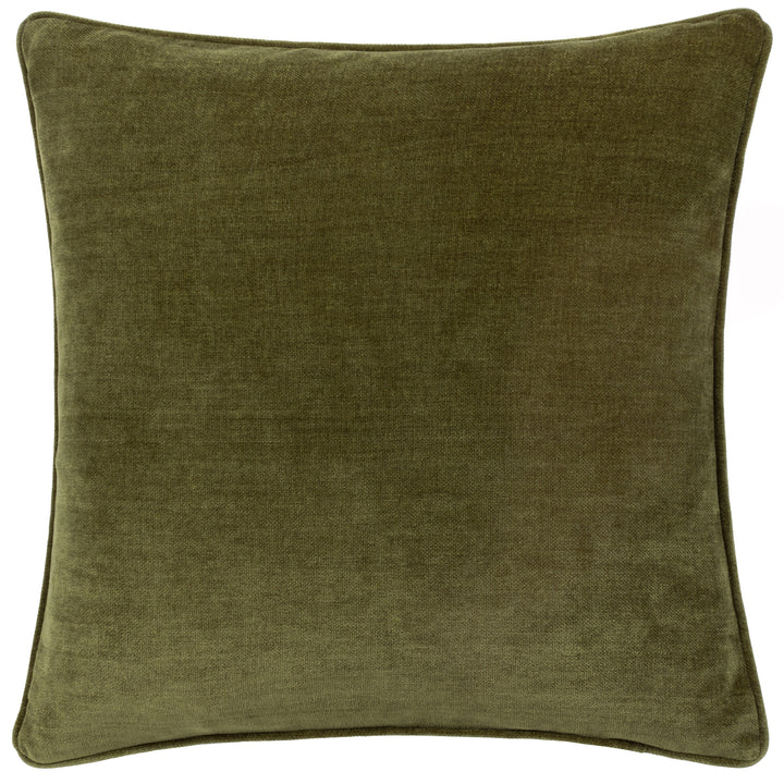HEAVY CHENILLE 50X50 CUSHION CASE OLIVE