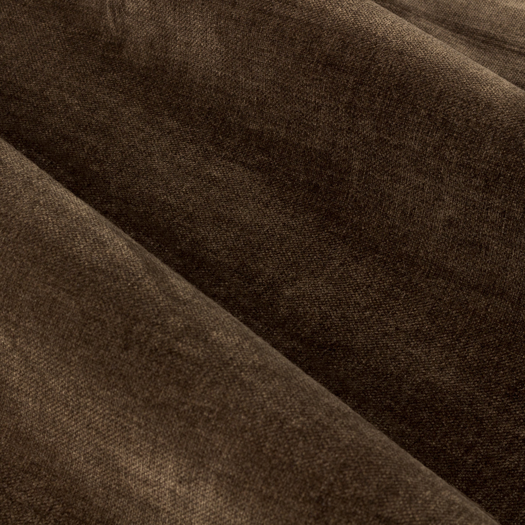 Heavy Chenille Fabric Metre Brown