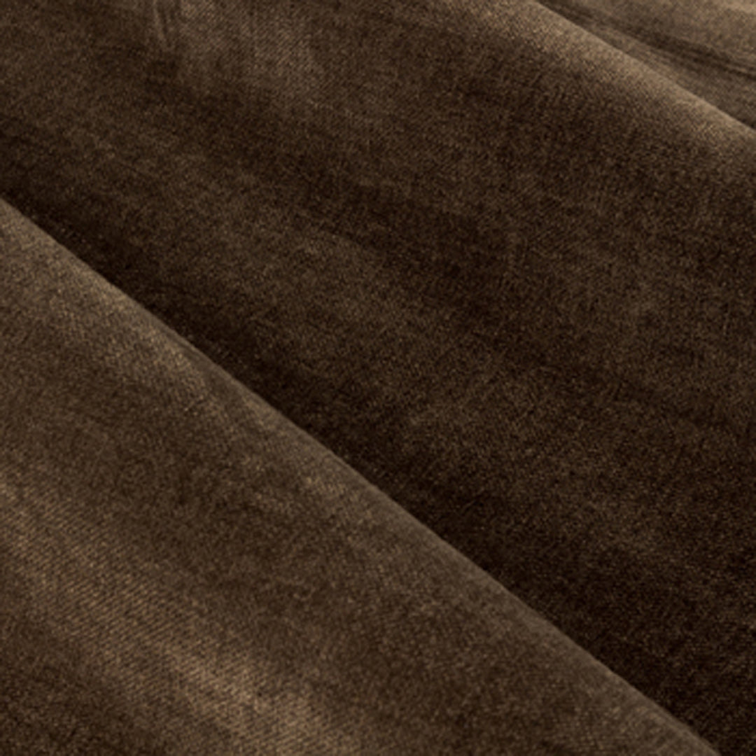Heavy Chenille 229x183 Eyelet Curtain Brown - image 6